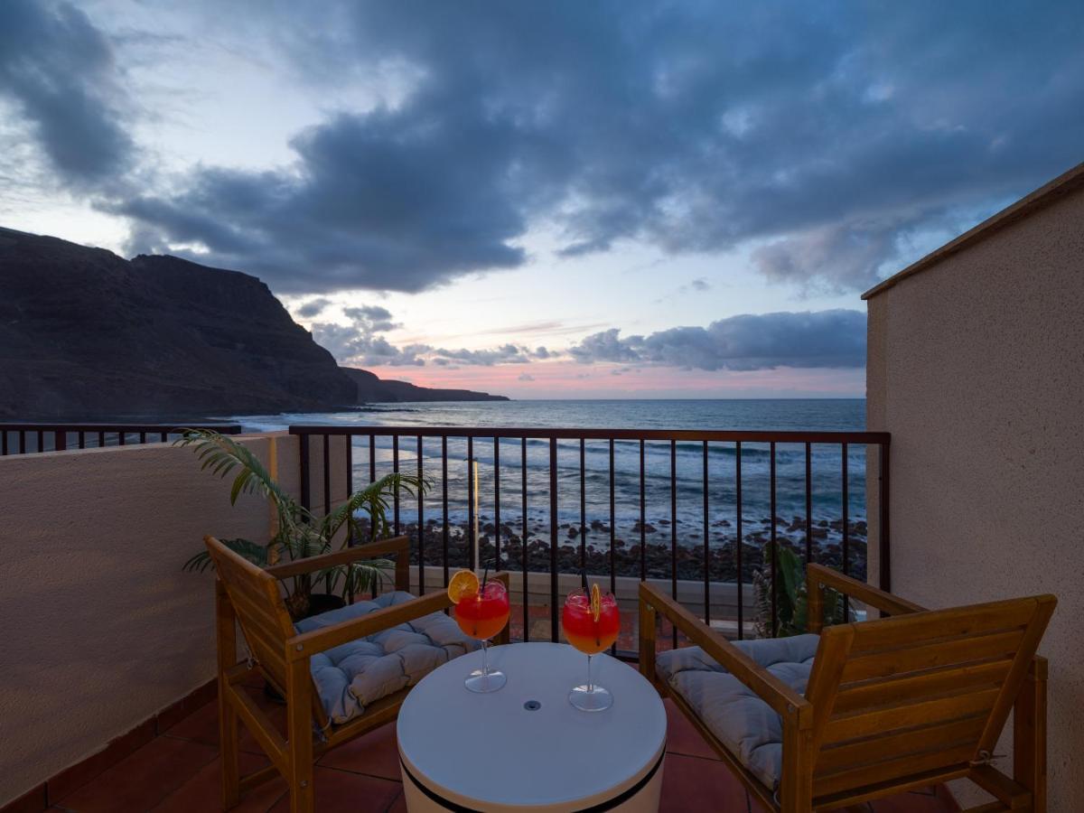 Giraud II - Secluded Beachfront Duplex Santa Maria de Guia de Gran Canaria Exteriör bild